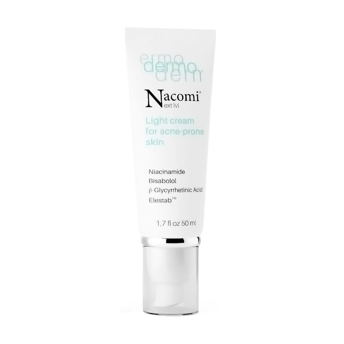 Легкий крем для обличчя Nacomi Next Level Dermo Light Cream для шкіри схильної до акне, 50 мл